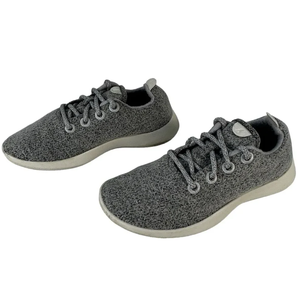 Allbirds Wool Runners Grey Athletic Running Shoes Womens Size 7